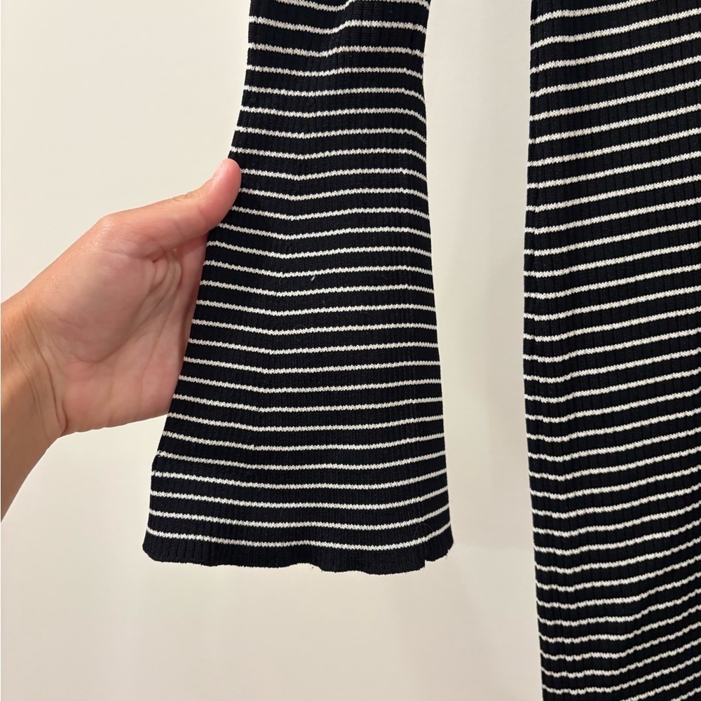 a new day Black and White Striped Long Sleeve Dress - Picture 5 of 8